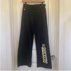 Russell Athletic WSU Wichita State Shockers wide leg track pants, size small